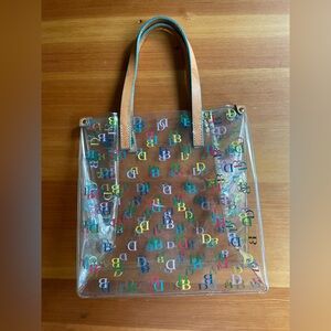 Dooney & Bourke Multicolor Transparent Tote Bag